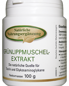 Grünlippmuschel-Extrakt für Hund/Katze 100gr.