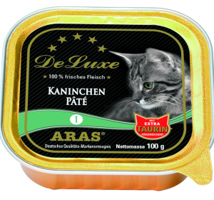 Pâté Deluxe 16-er Pak. 100gr. Schale - getreidefrei - 8 Menu Varianten