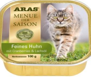 Menu der Saison 25 - 100gr./16er Pak. - Feines Huhn mit Crainberries & Lachsoel